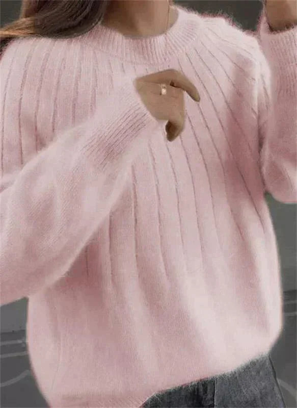 Charlotte | Damen Winter Moderner Strickpullover