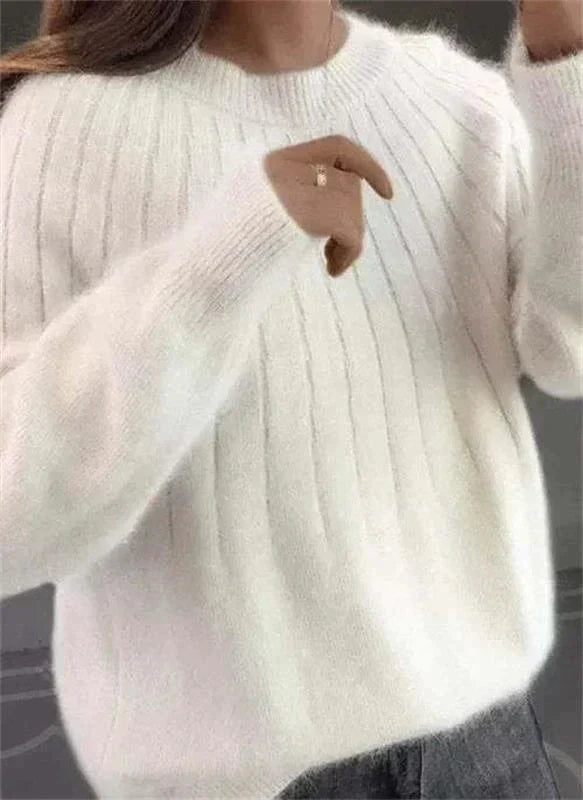 Charlotte | Damen Winter Moderner Strickpullover