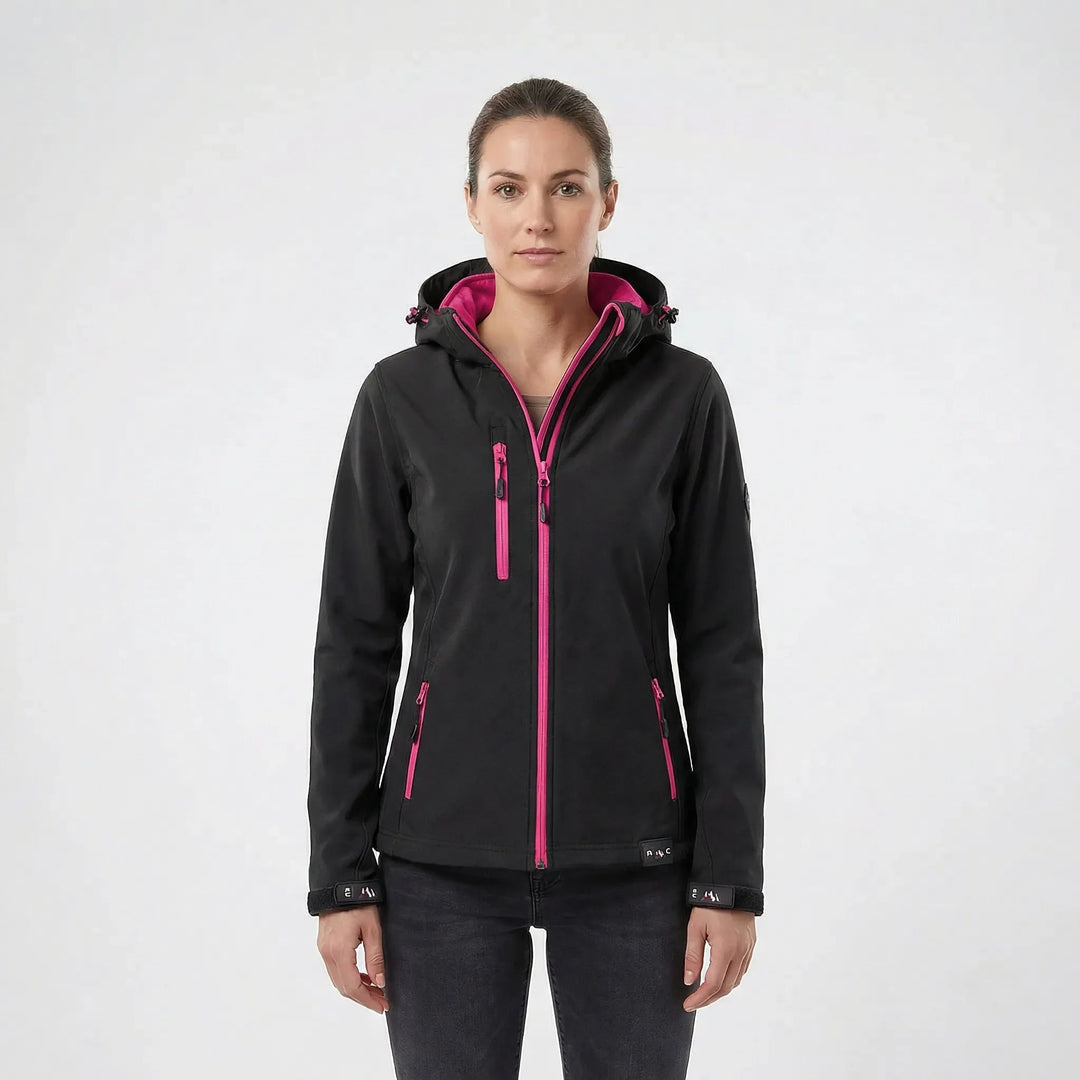 Softshell Jacke Damen | Kapuze & Windabweisender Schutz