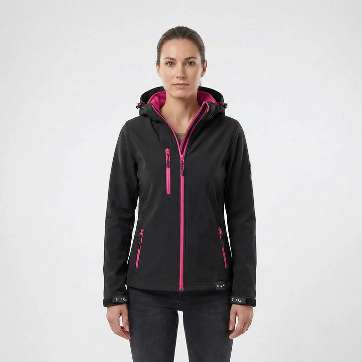 Softshell Jacke Damen | Kapuze & Windabweisender Schutz