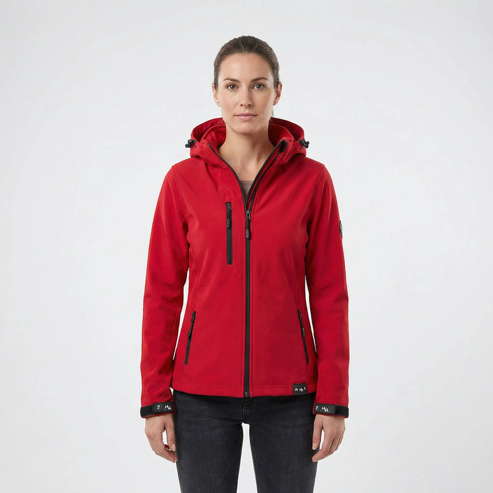 Softshell Jacke Damen | Kapuze & Windabweisender Schutz