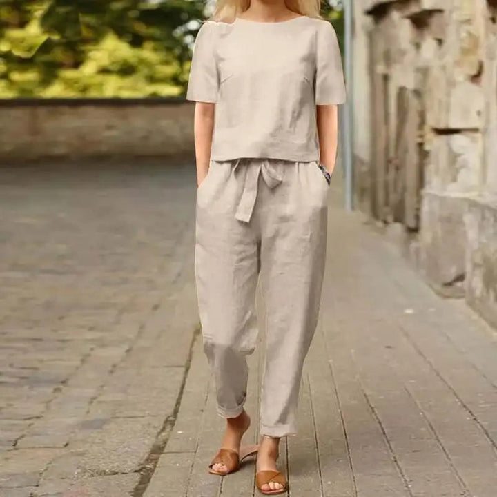 Sommer-Frühling Set: Luftiges & Stilvolles Outfit in Vielseitigen Farben – Ideal für warme Tage