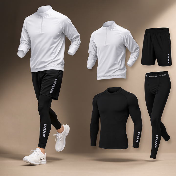 Sommerfeld | Atmungsaktives, Flexibles & Stilvolles 4-Teiliges Trainingsset 0