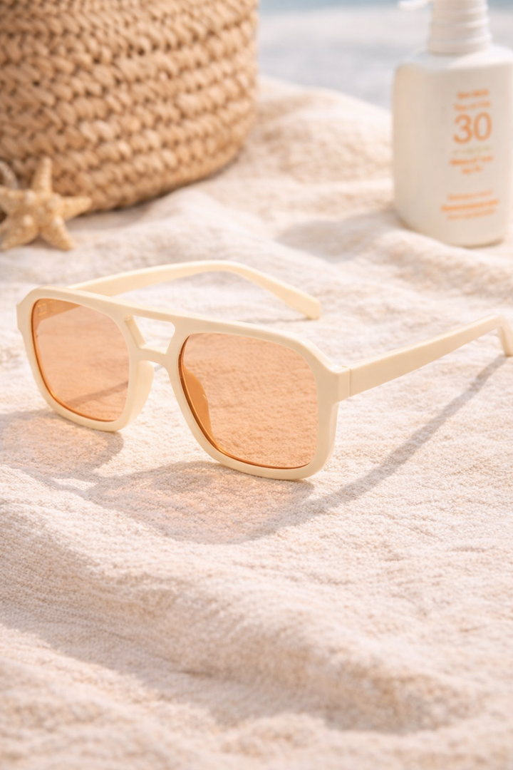 Sonnenbrille Unisex | UV-Schutz & Rechteckiger Vintage-Look