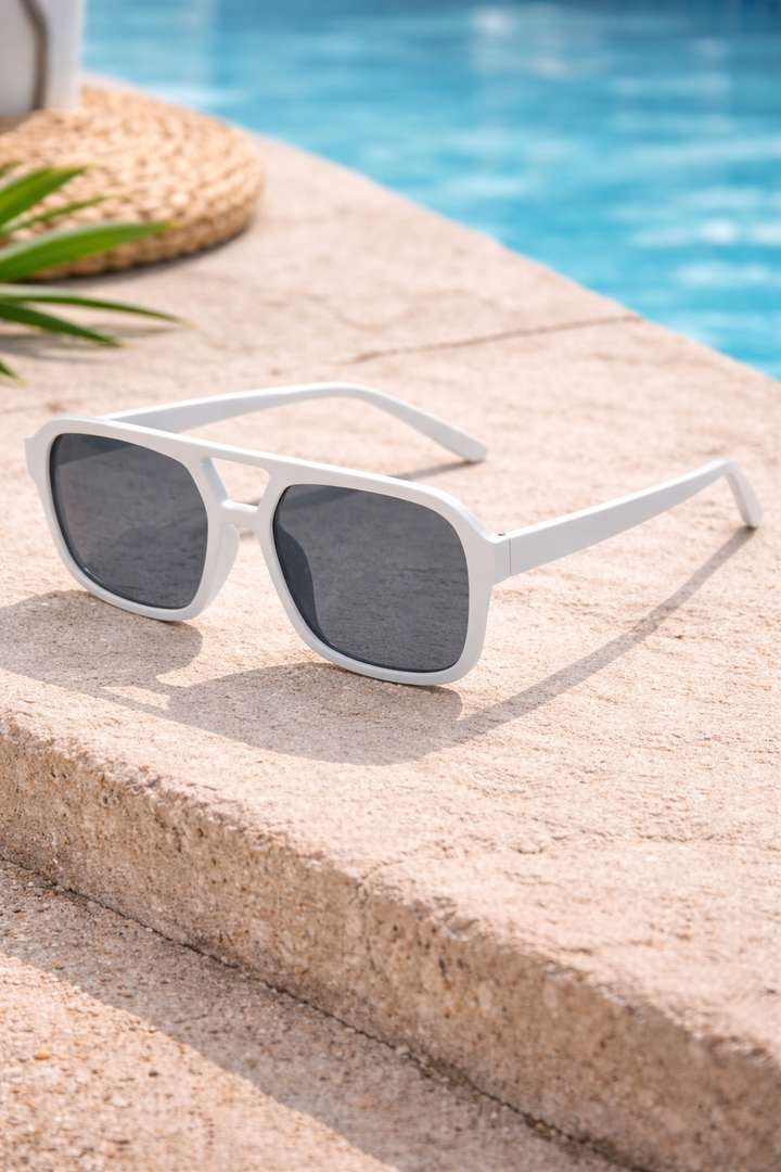 Sonnenbrille Unisex | UV-Schutz & Rechteckiger Vintage-Look