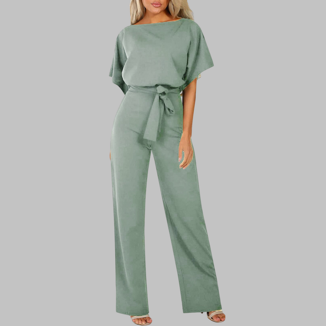 Sonnig | Eleganter Damen Jumpsuit – Weit Beinig, Taillengürtel &amp; Festlich für Hochzeiten 6