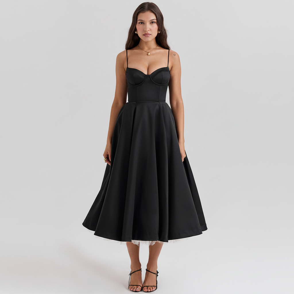 Sophia – Elegantes schlankmachendes Kleid für Damen