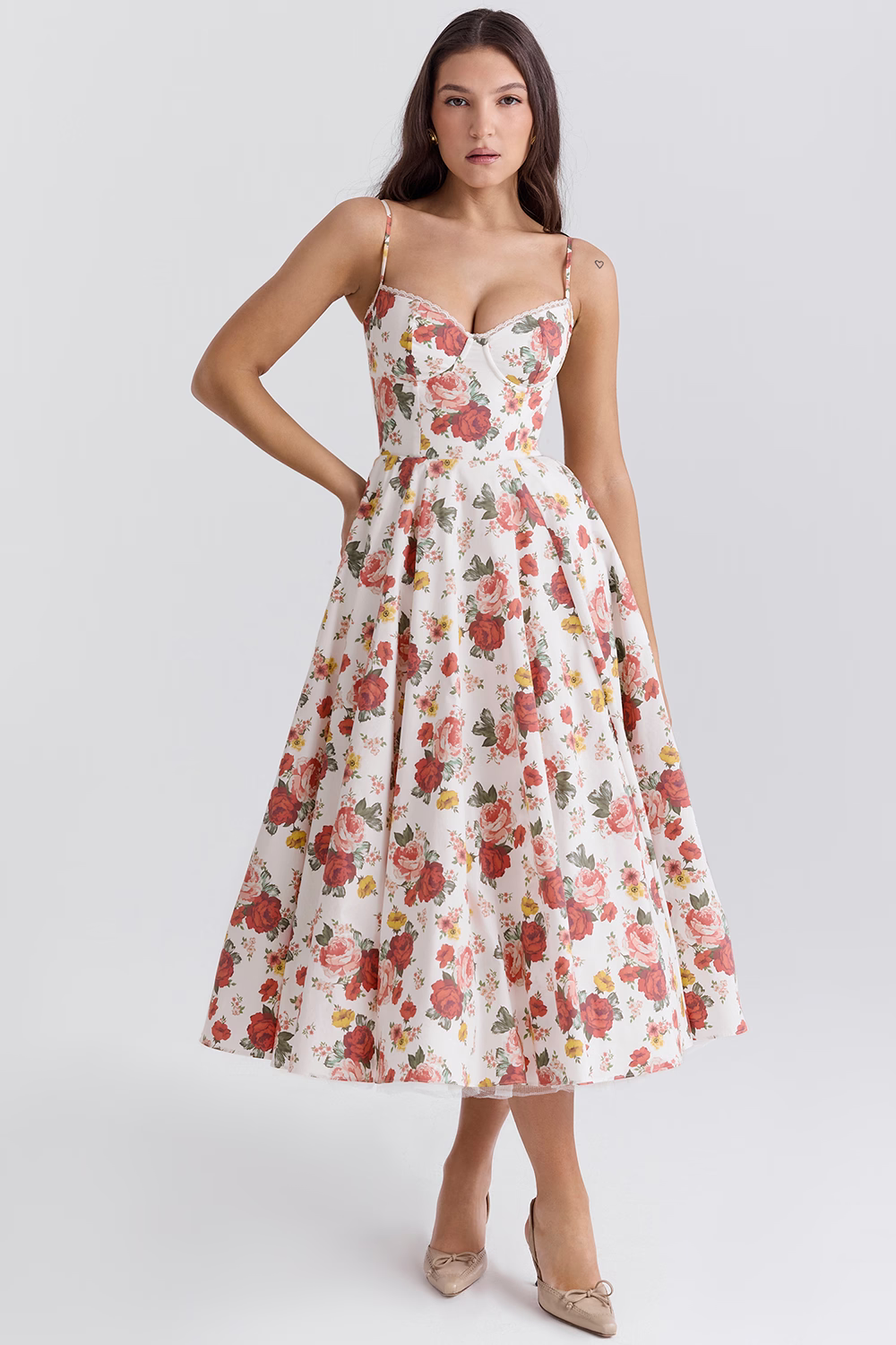 Sophia - Elegantes Schlankmachendes Kleid