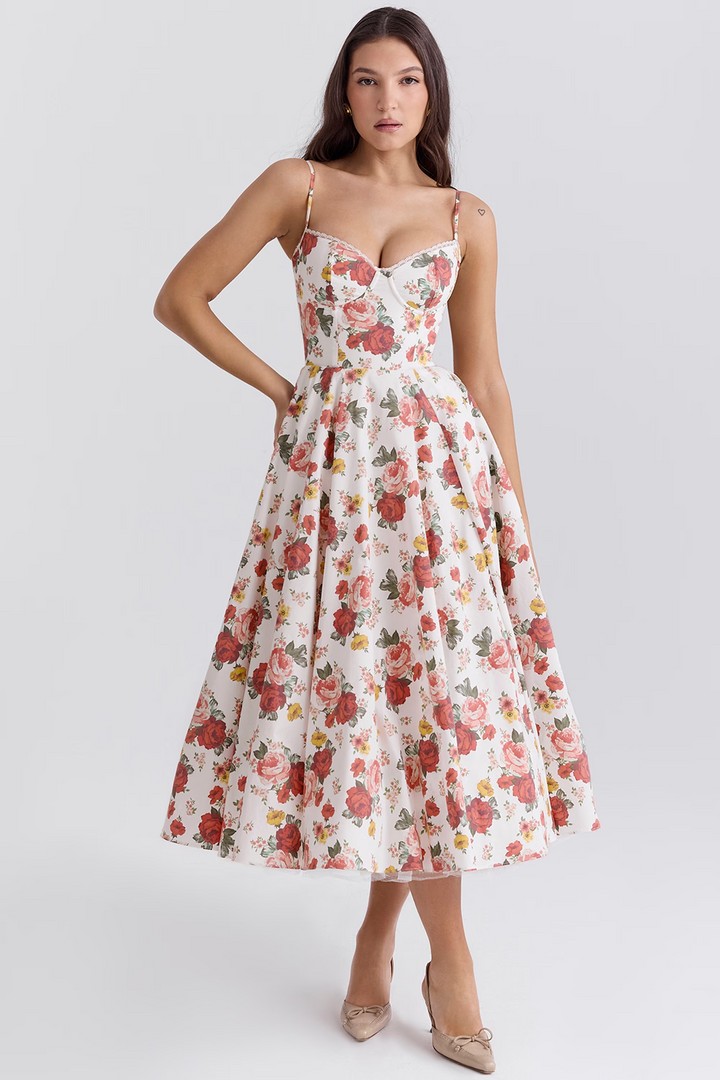 Sophia - Elegantes Schlankmachendes Kleid