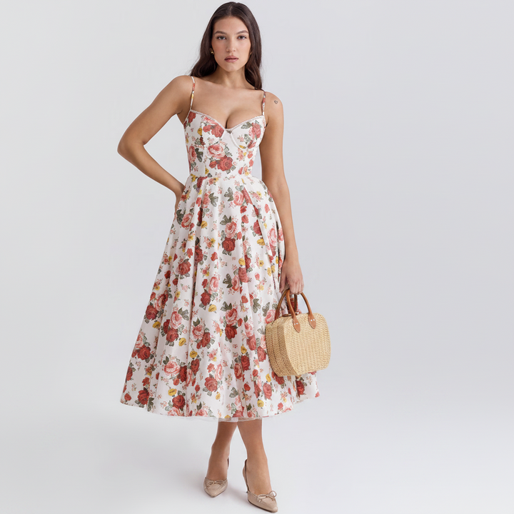 Sophia – Elegantes schlankmachendes Kleid für Damen