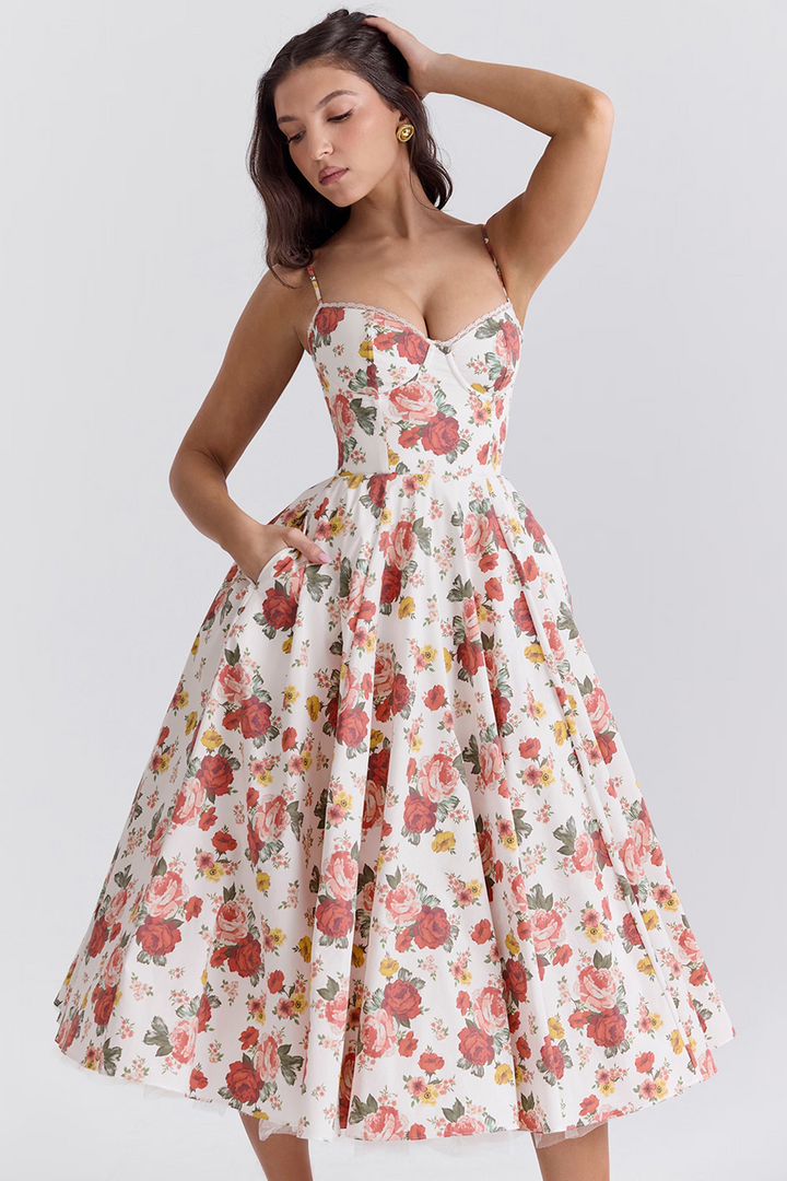 Sophia - Elegantes Schlankmachendes Kleid