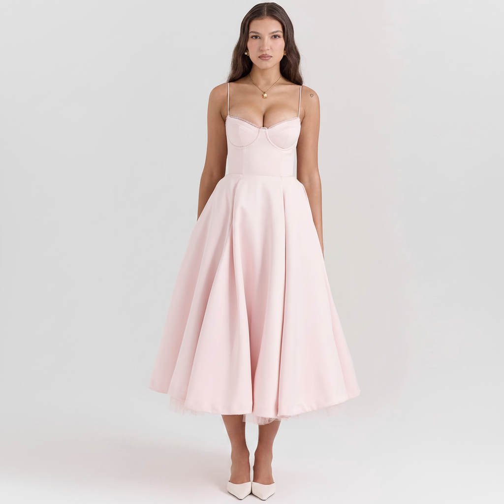 Sophia – Elegantes schlankmachendes Kleid für Damen