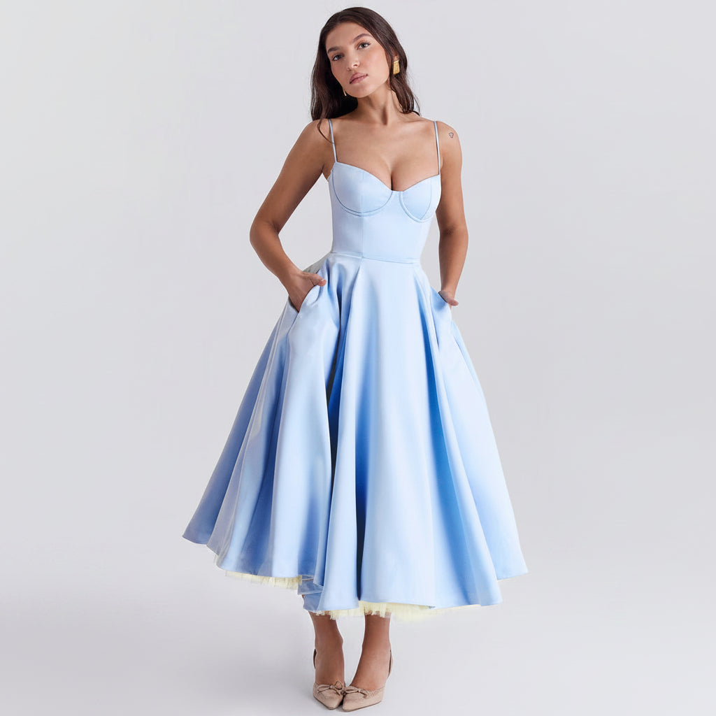 Sophia – Elegantes schlankmachendes Kleid für Damen