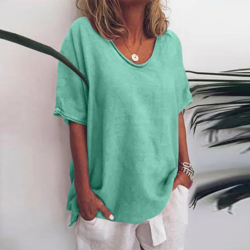 Sophie | Luftige Sommerbluse mit V-Ausschnitt 5