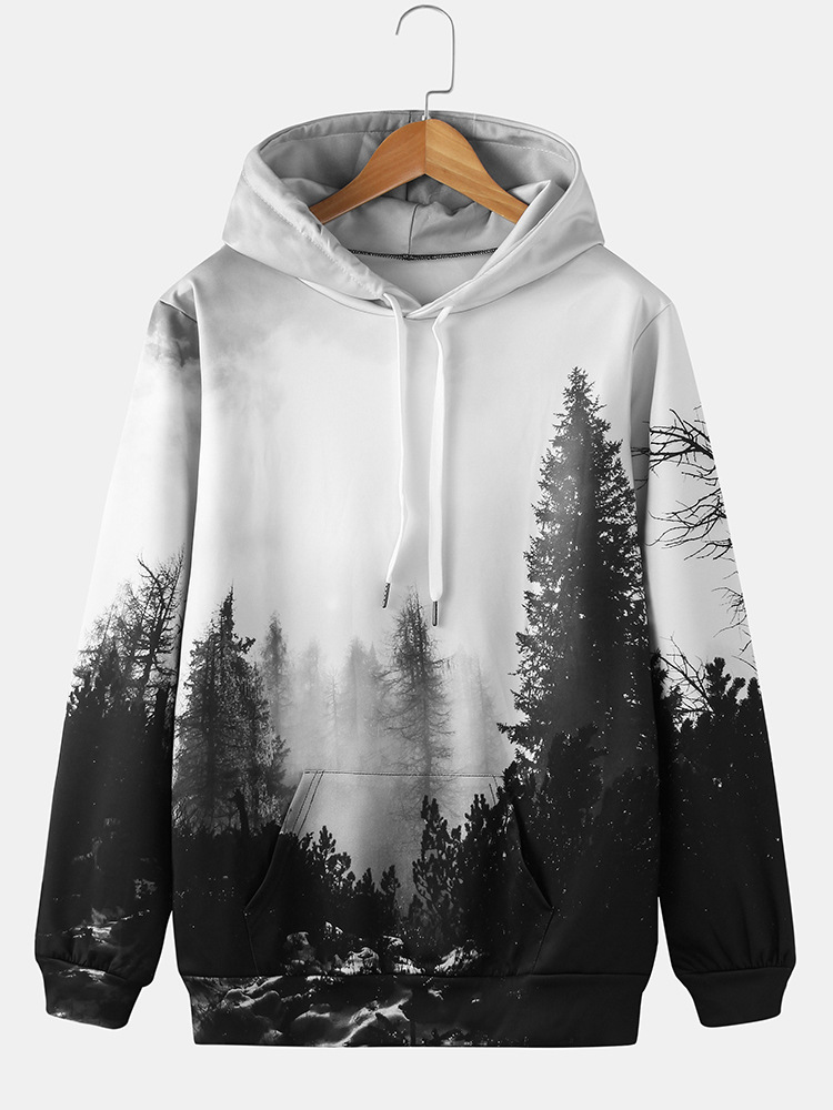 Soren | Herren Hoodie – Bequem, Stylisch & Naturmotiv aus 100% Baumwolle 0