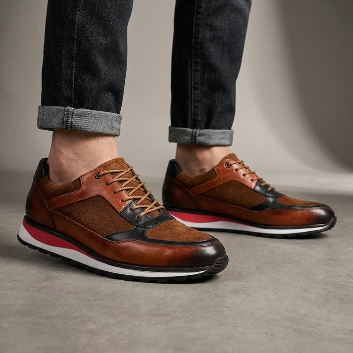 Stefano | Elegante, Bequeme &amp; Hochwertige Sneakers aus Leder und Wildleder 2
