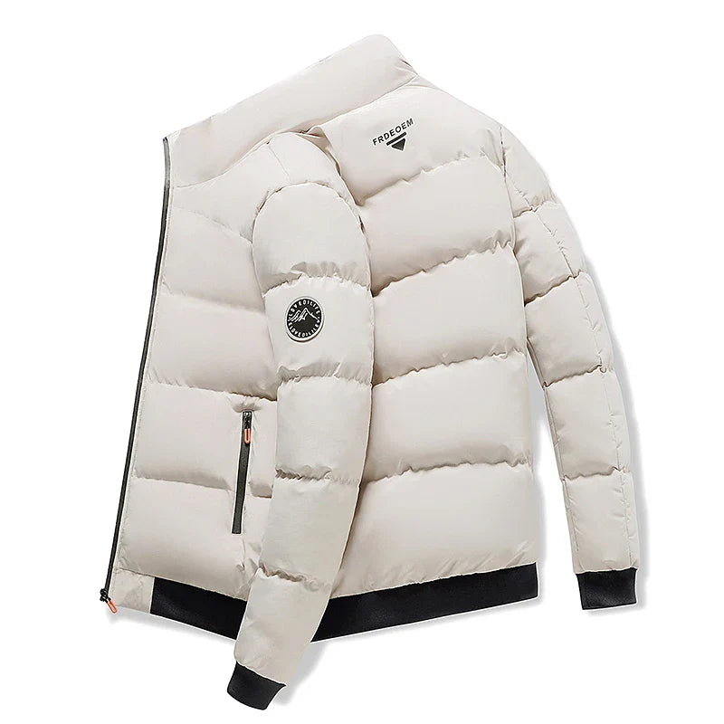 Steppjacke Herren | Übergangsjacke Herren | Stehkragen-Windschutz & Wärmekomfort