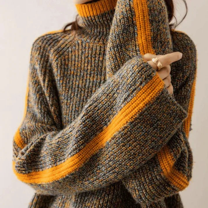 Stilvoller Rollkragenpullover