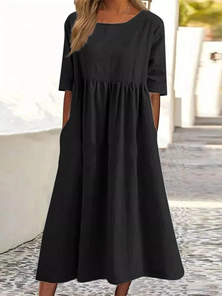 Stilvolles Midi-Kleid