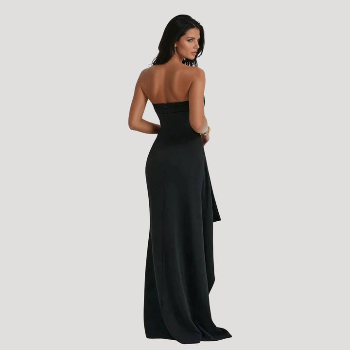 Selina | Damen Hochzeitsgast Trägerloses Maxikleid