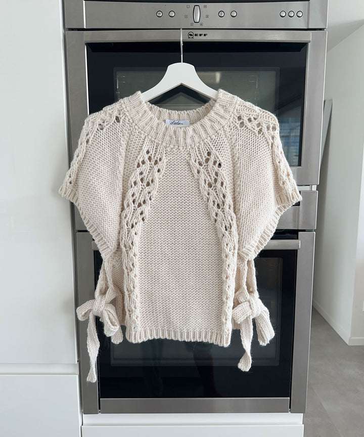 Strick Oberteil Leticia Creme Ladypolitan ♡