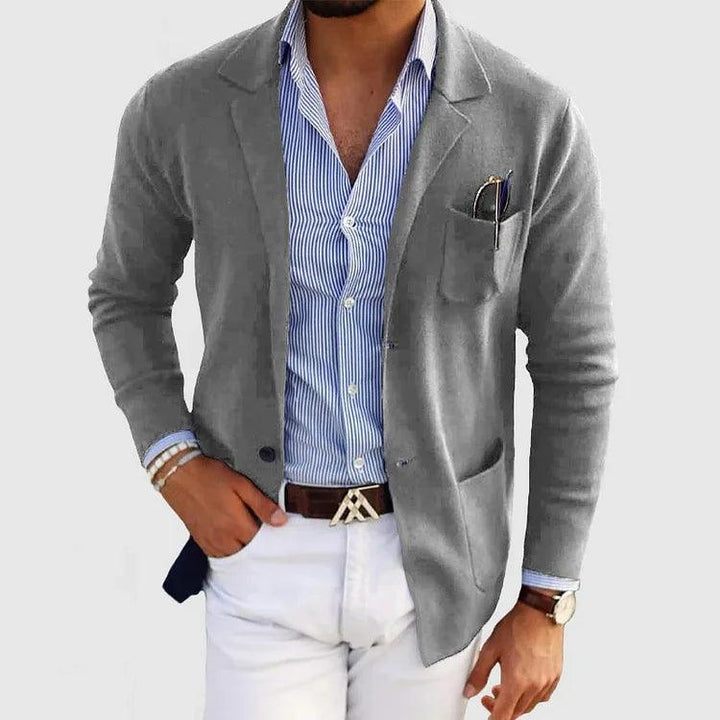 Strickjacke Herren | Reverskragen & Taschen für gepflegten Look