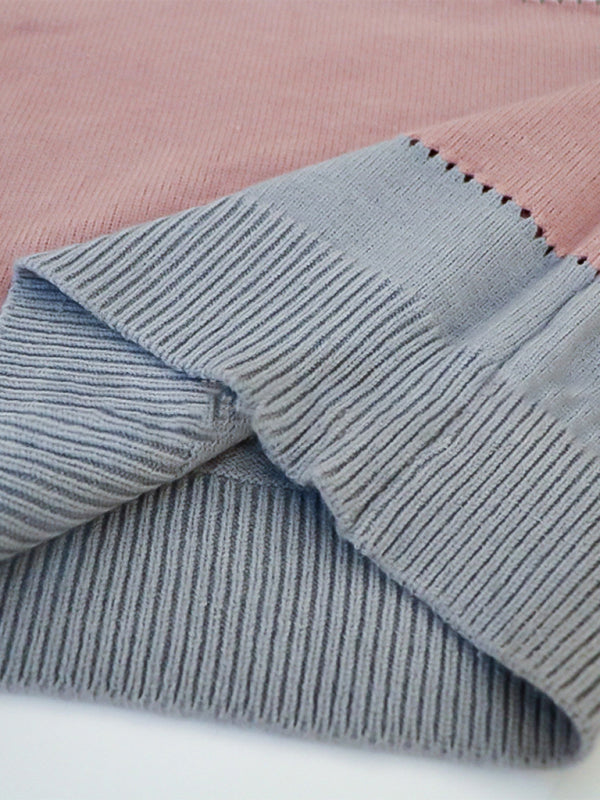 Strickpullover mit Rundhalsausschnitt