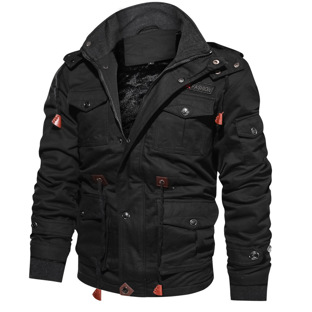 Winterjacke Mit Kapuze | Reißverschluss Und Taschen