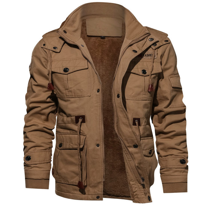 Winterjacke Mit Kapuze | Reißverschluss Und Taschen