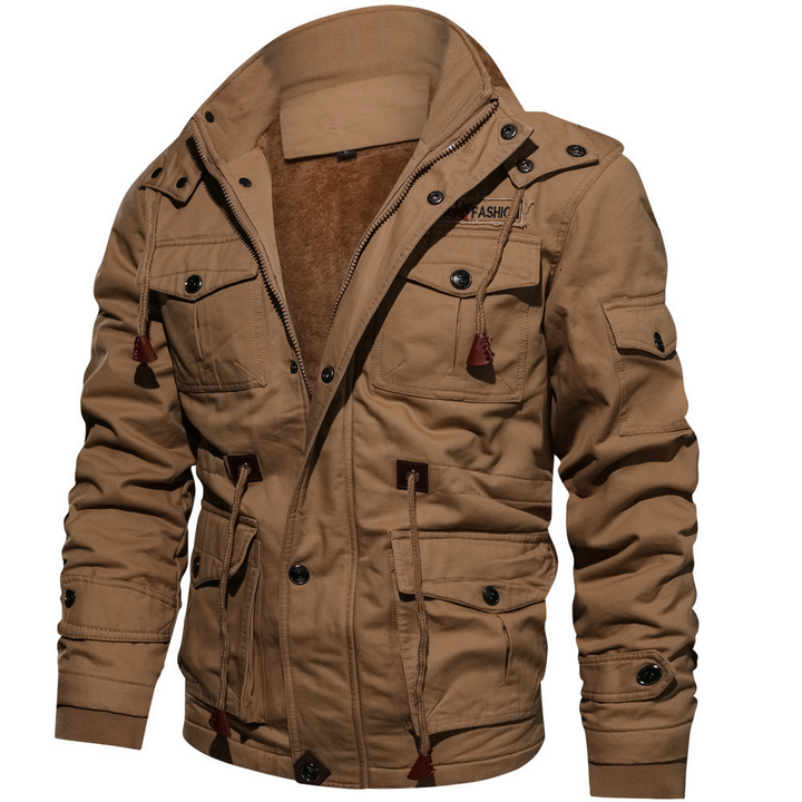 Winterjacke Mit Kapuze | Reißverschluss Und Taschen