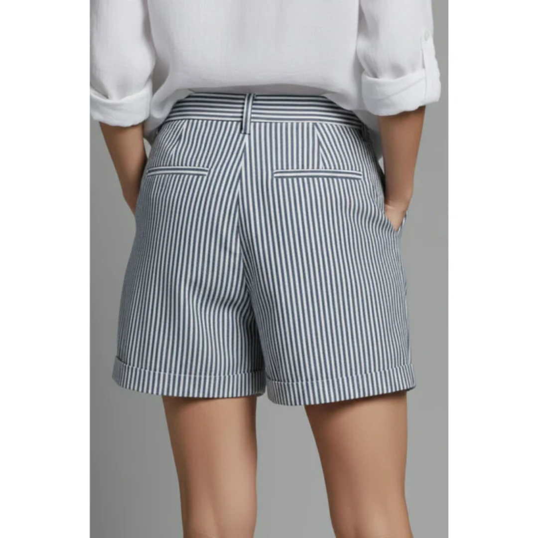 Svea | Damen Shorts Mit Hoher Taille Für Sommer