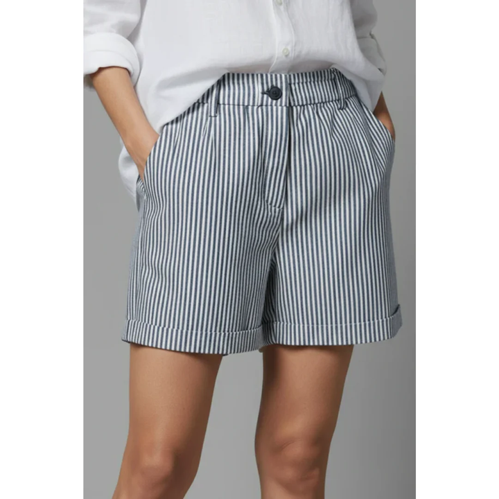 Svea | Damen Shorts Mit Hoher Taille Für Sommer