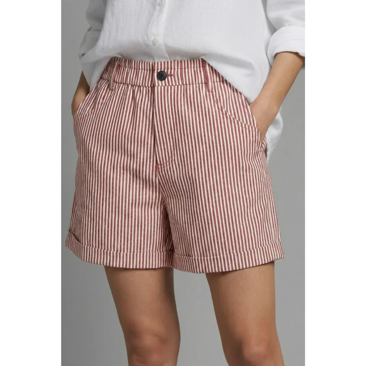 Svea | Damen Shorts Mit Hoher Taille Für Sommer