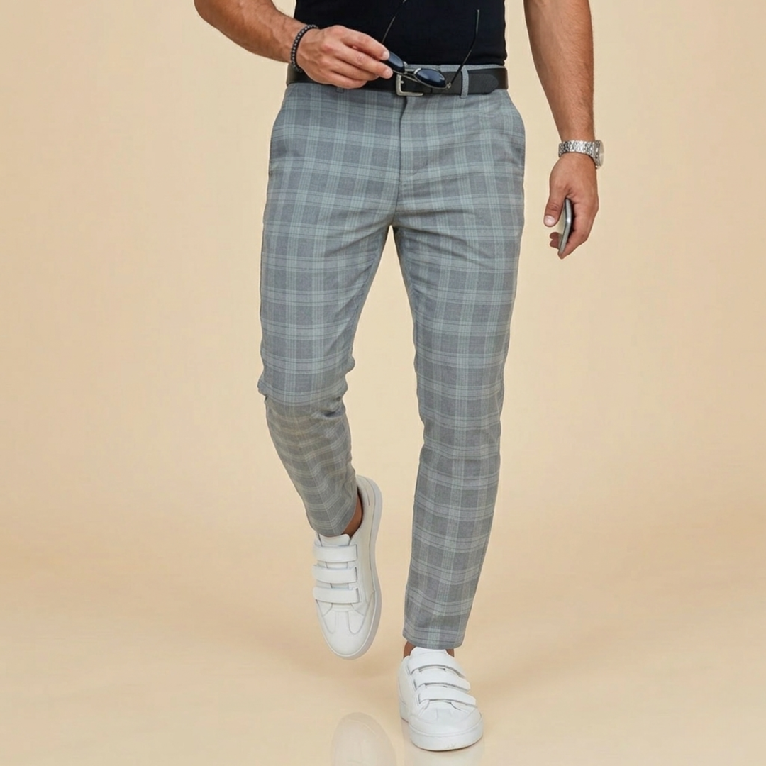 Lukas | Stilvolle und bequeme karierte Herrenhose
