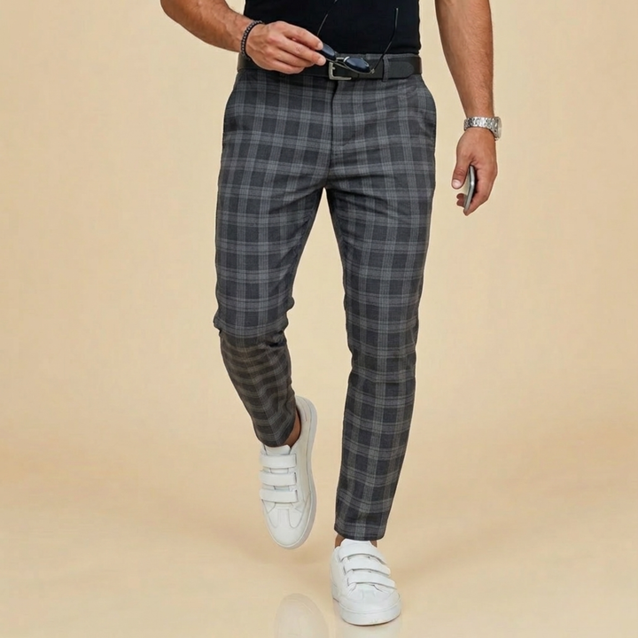 Lukas | Stilvolle und bequeme karierte Herrenhose