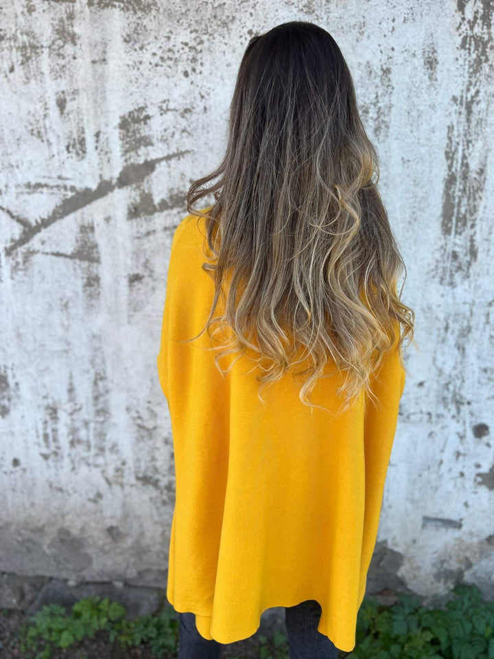 Sweatshirt Damen Oversize | V-Ausschnitt & Lockerer Fall