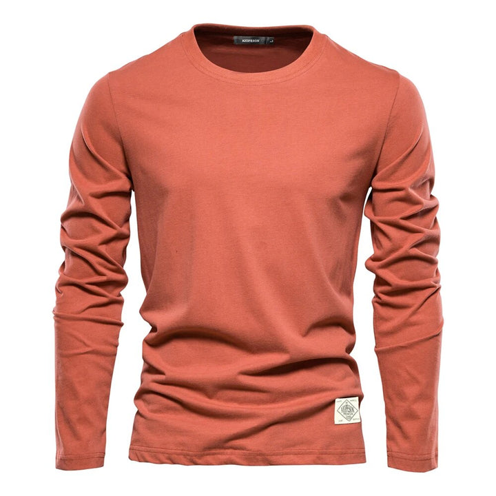 Sweatshirt Herren | Herren Langarmshirt | Rundhals-Form & glatte Front für cleane Layer-Looks