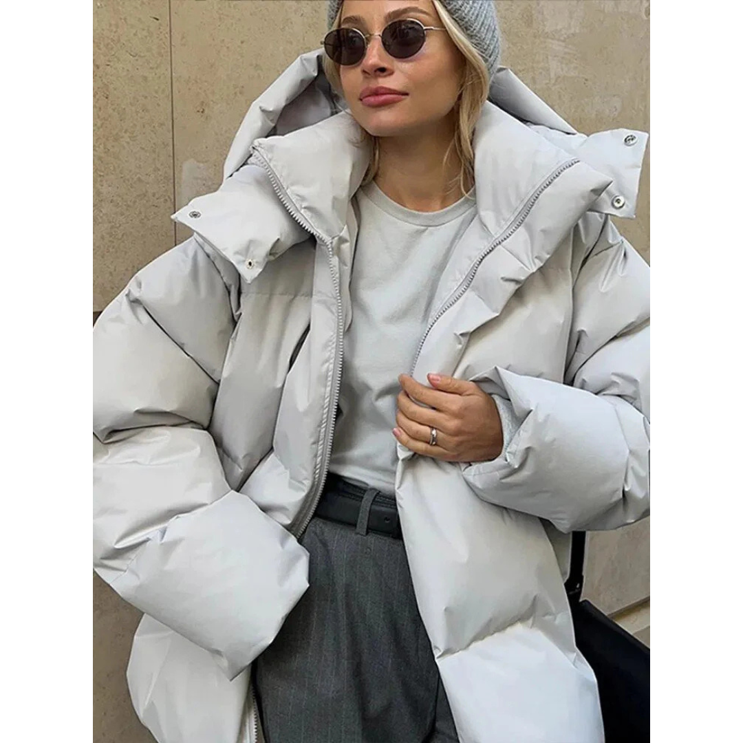 Talia - Damen Puffer Kapuzen Jacke