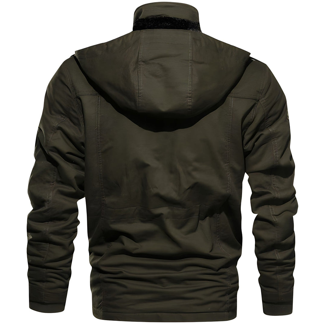 Talon | Vielseitige Militär Jacke mit Fleece-Kapuze und Taschen 2