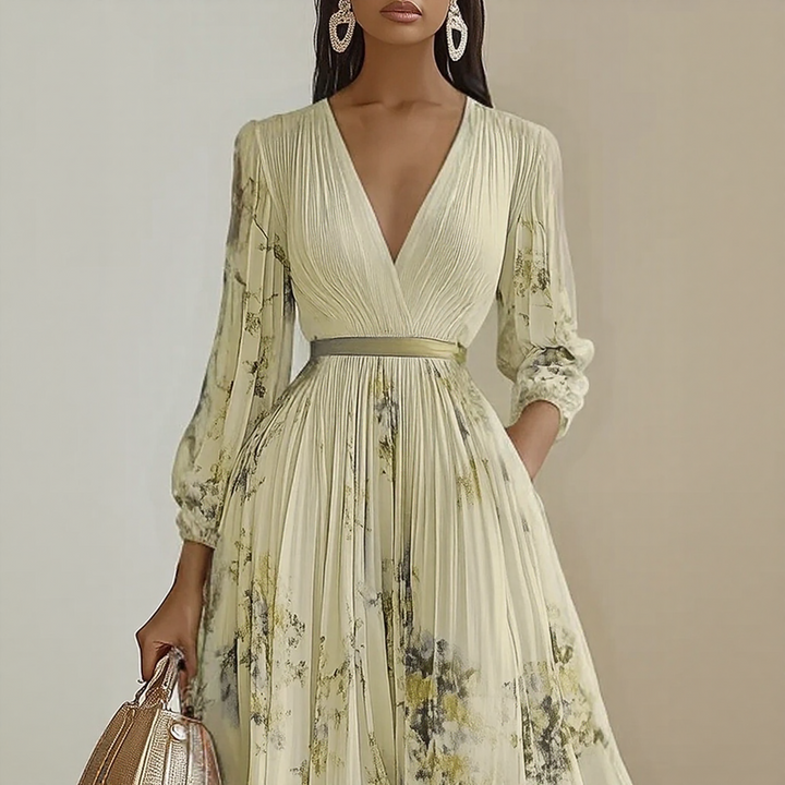 Franziska – Elegant Pleated Maxi Dress - Image 14