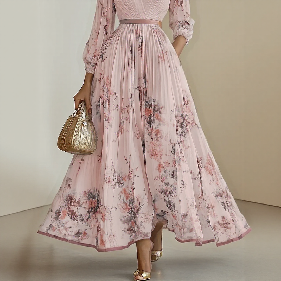 Franziska – Elegant Pleated Maxi Dress - Image 12