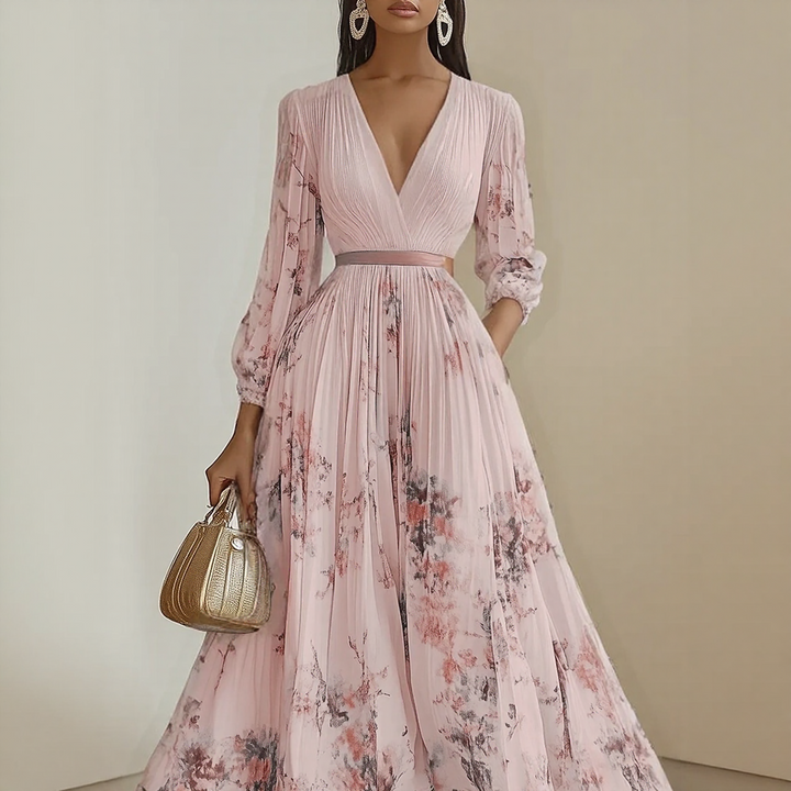 Franziska – Elegant Pleated Maxi Dress - Image 13