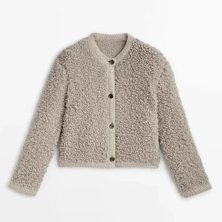Teddy Strickjacke