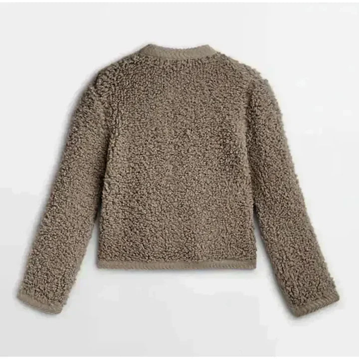 Teddy Strickjacke
