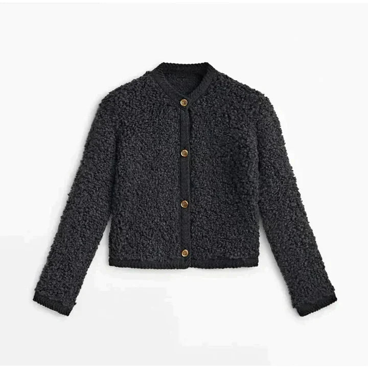 Teddy Strickjacke