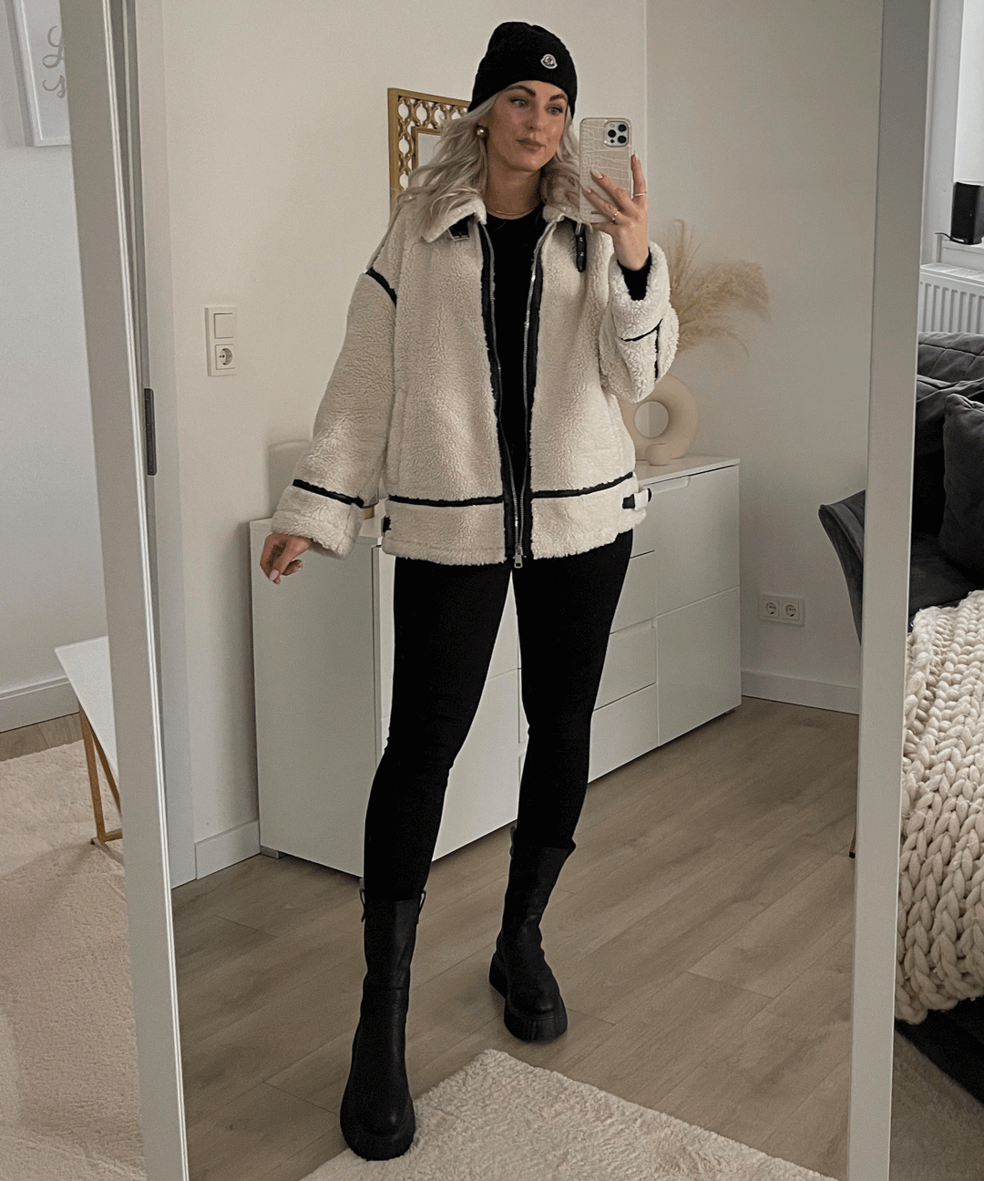 Teddyfelljacke Snow Cremeweiß  Ladypolitan ♡   