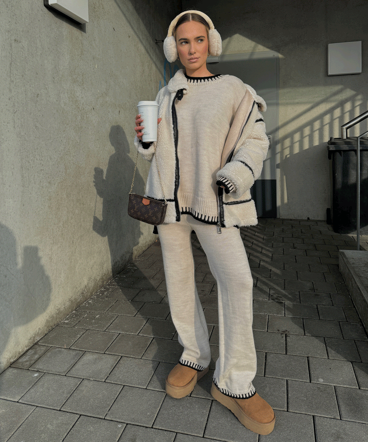 Teddyfelljacke Snow Cremeweiß  Ladypolitan ♡   