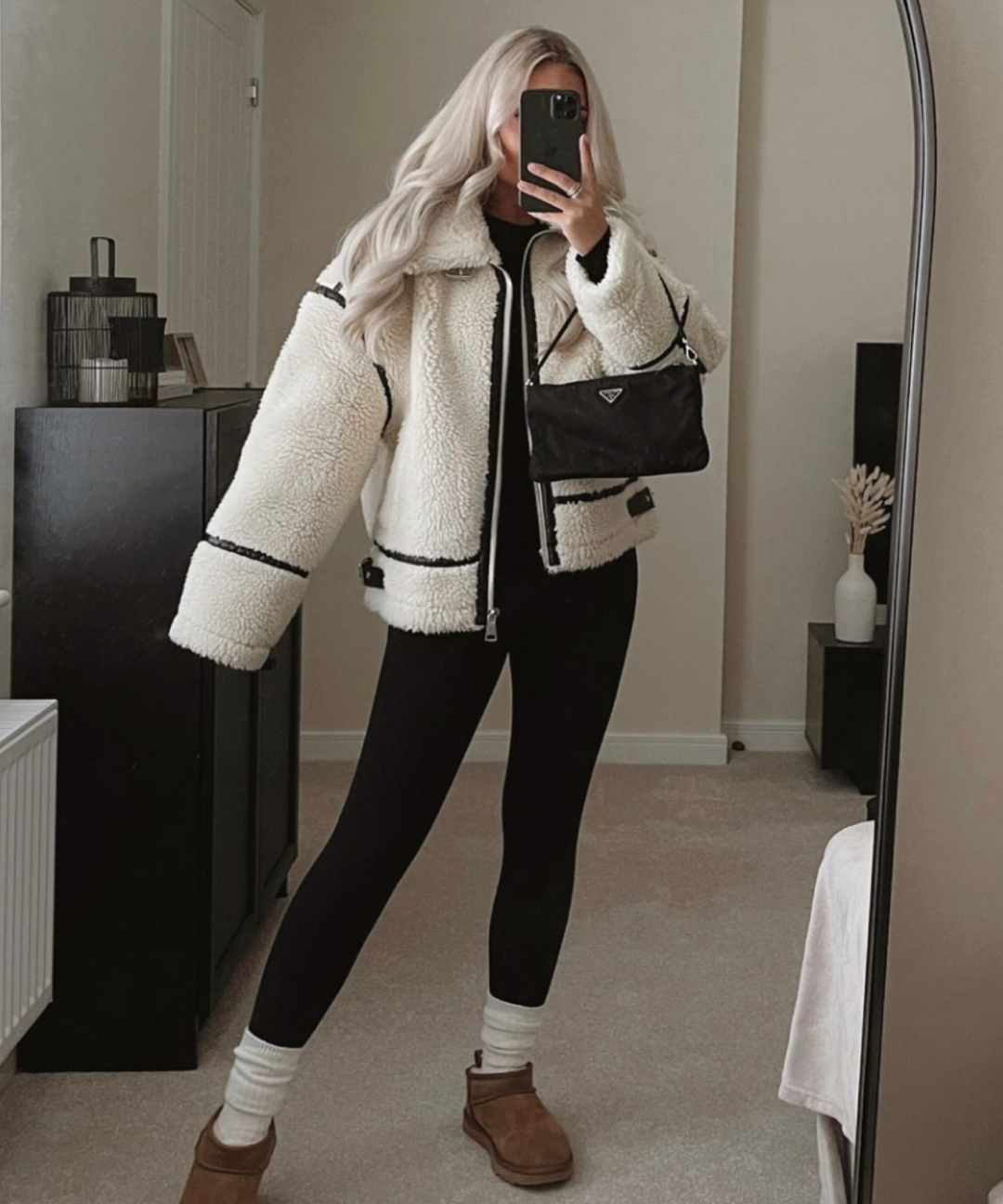 Teddyfelljacke Snow Cremeweiß  Ladypolitan ♡   