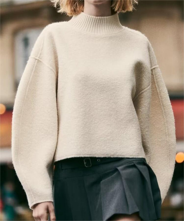 Tessa - Klassischer gerippter Damenpullover