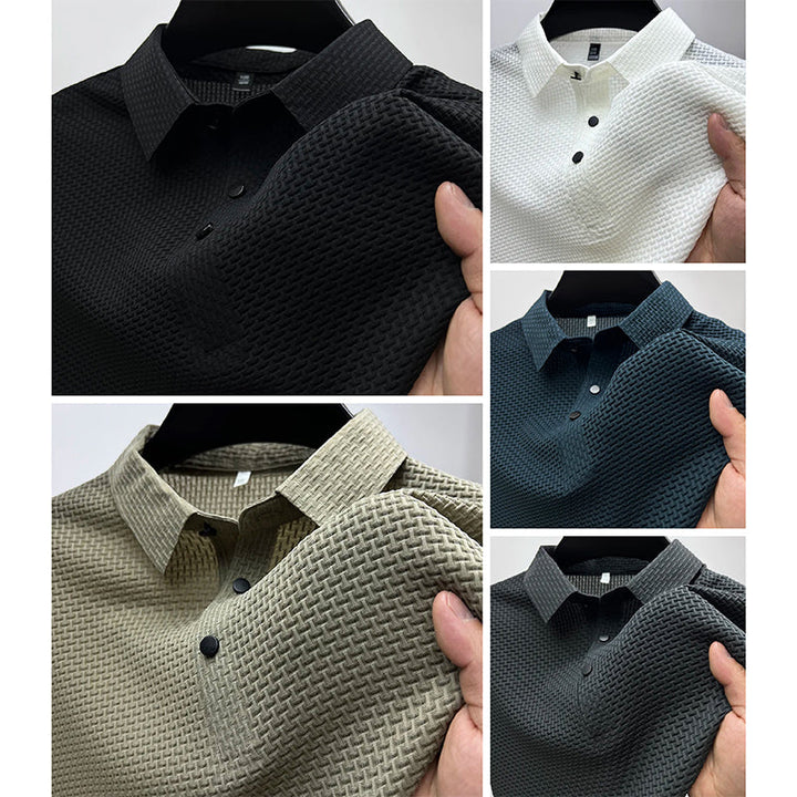 Theo – Textured Button-Up Shirt for Men - Image 6